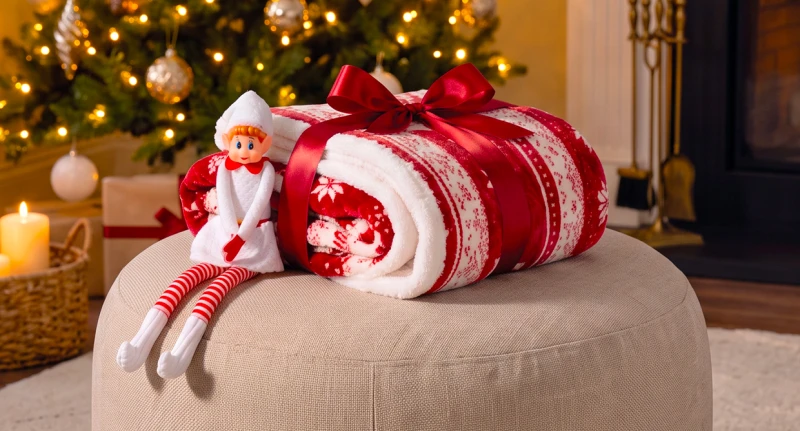 Le Plaid Douceur de Noël & La Lutine Farceuse Friponne
