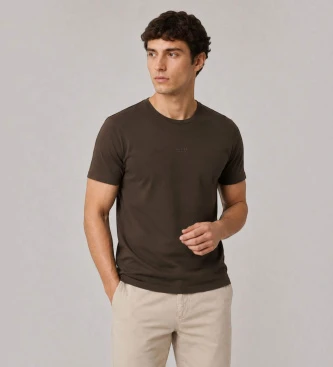 Camiseta Classic de manga corta marrón