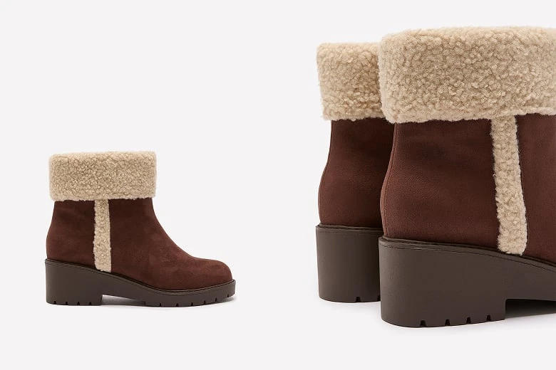 Wedge bootie