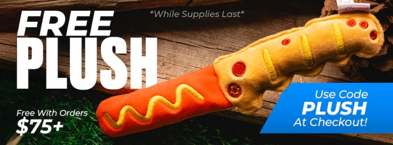FREE Wiener Warrior Plush With Orders $75+