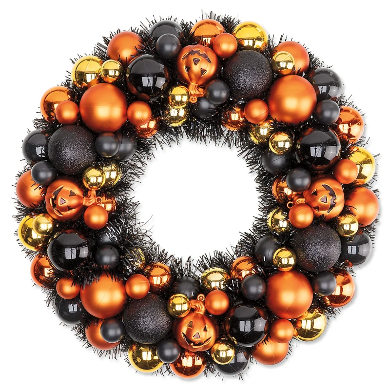 Image of Halloween Ornament Wreath