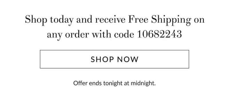 Free Shipping Off any order