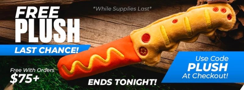 Last Chance: FREE Wiener Warrior Plush With Orders $75+