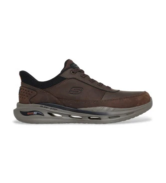 Zapatillas de Piel Arch Fit Orvan Moxley marrón