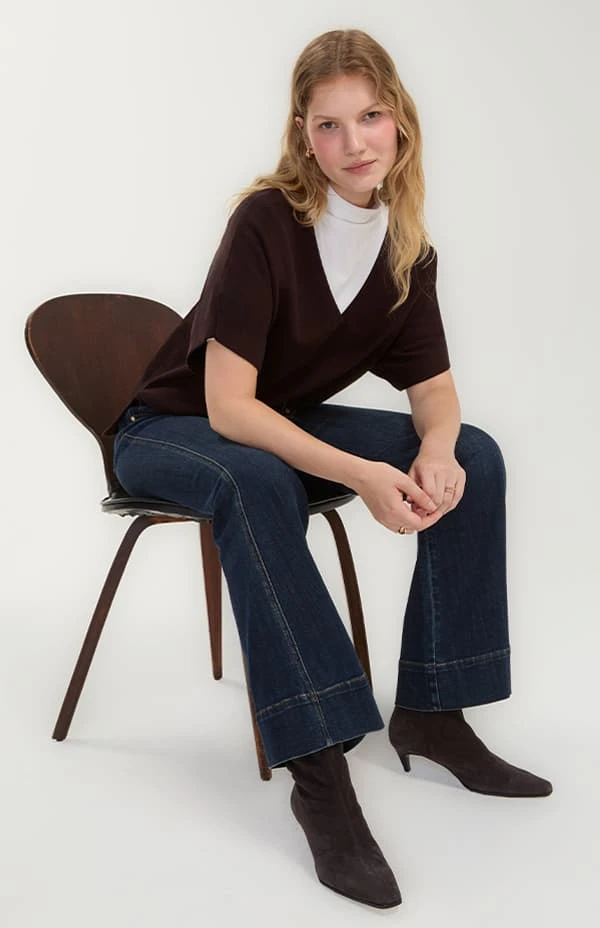Short Sleeve Dolman Sweater