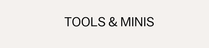 Shop Tools & Minis