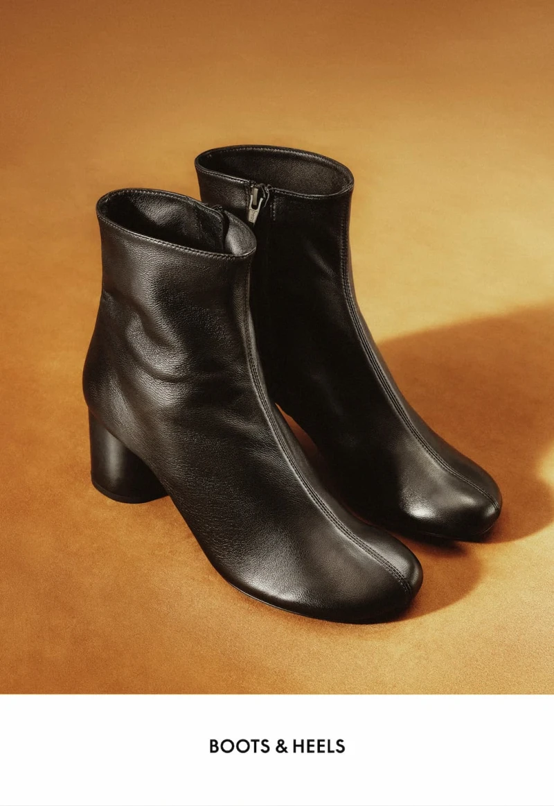 Easy, wearable heels for the colder months ahead. The Thalia Boot debuts in smooth, supple Italian leather, 