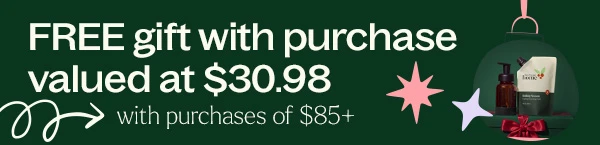Free gift with purchase valued at $30.98