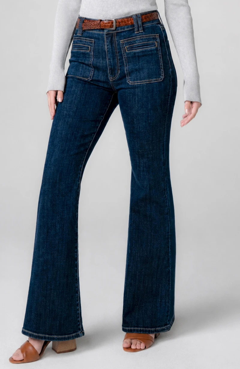 Image of HANNAH FLARE W/ VINTAGE PATCH POCKETS