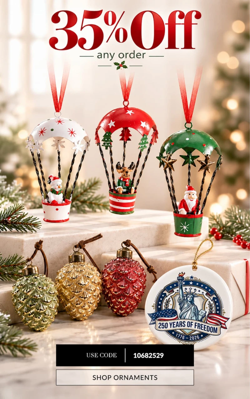 35% Off any order - Shop Ornaments