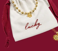 Words To Treasure 'Lucky Charm' Bracelet In Silver and Gold Plating