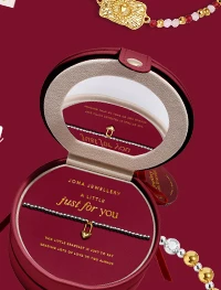 Bauble Jewellery Box 'Just For You' Bracelet In Silver And Gold Plating
