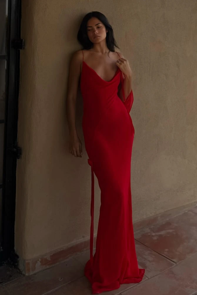 The Sirena Dress Red