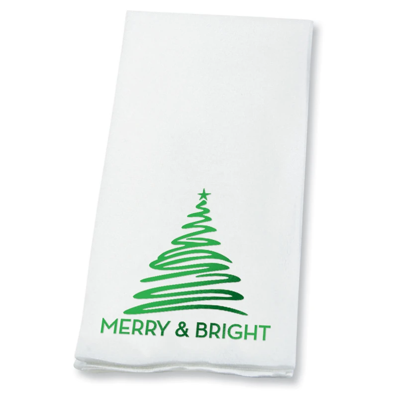 Image of Merry & Bright Foil Disposable Hand Towels