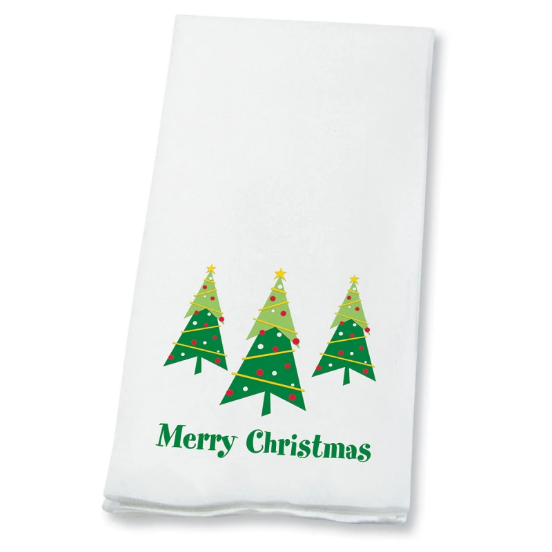 Image of Christmas Tree Disposable Hand Towels