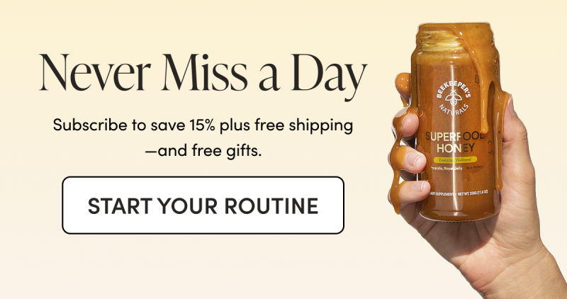 Never Miss a Day Subscribe to save 15% plus free shipping—and free gifts.    CTA: START YOUR ROUTINE