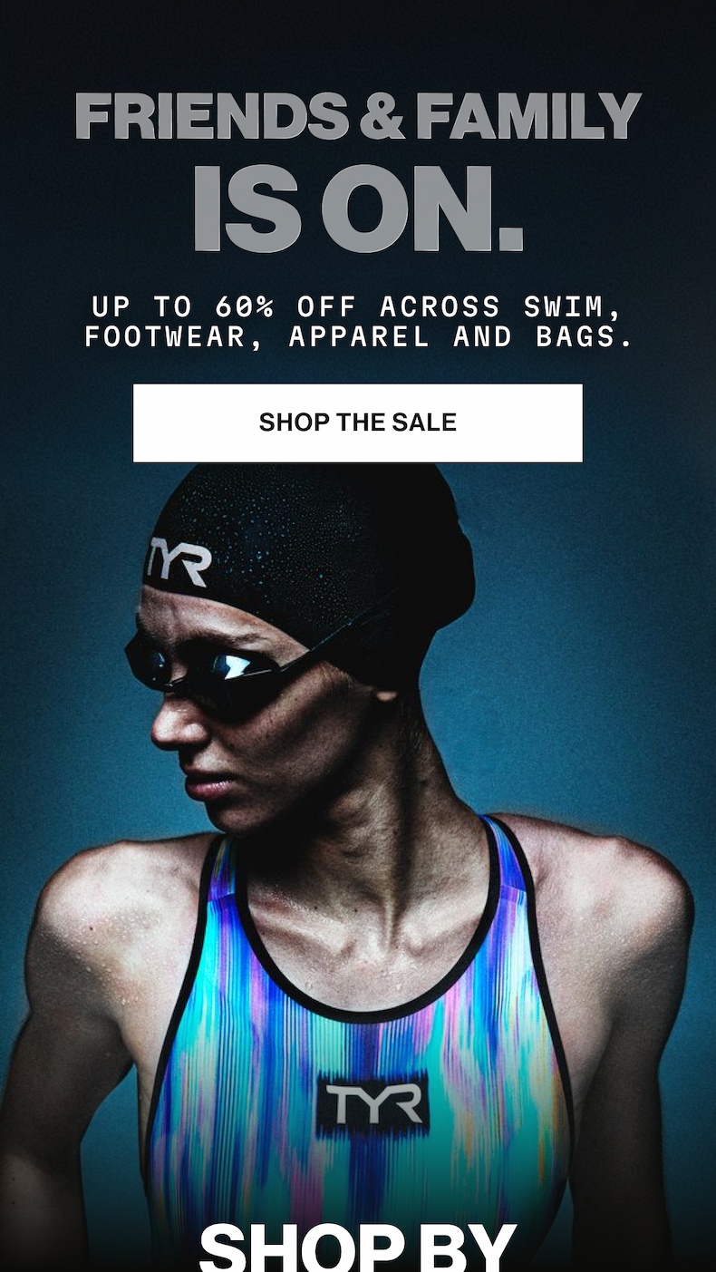 Friends & family is on. Up to 60% off across swim, footwear, apparel and bags. Shop the sale.