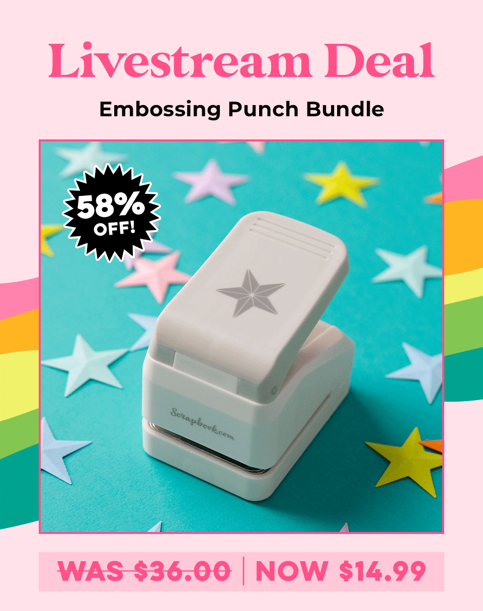 Embossing Punch Bundle Was $36.00, Now $14.99!
