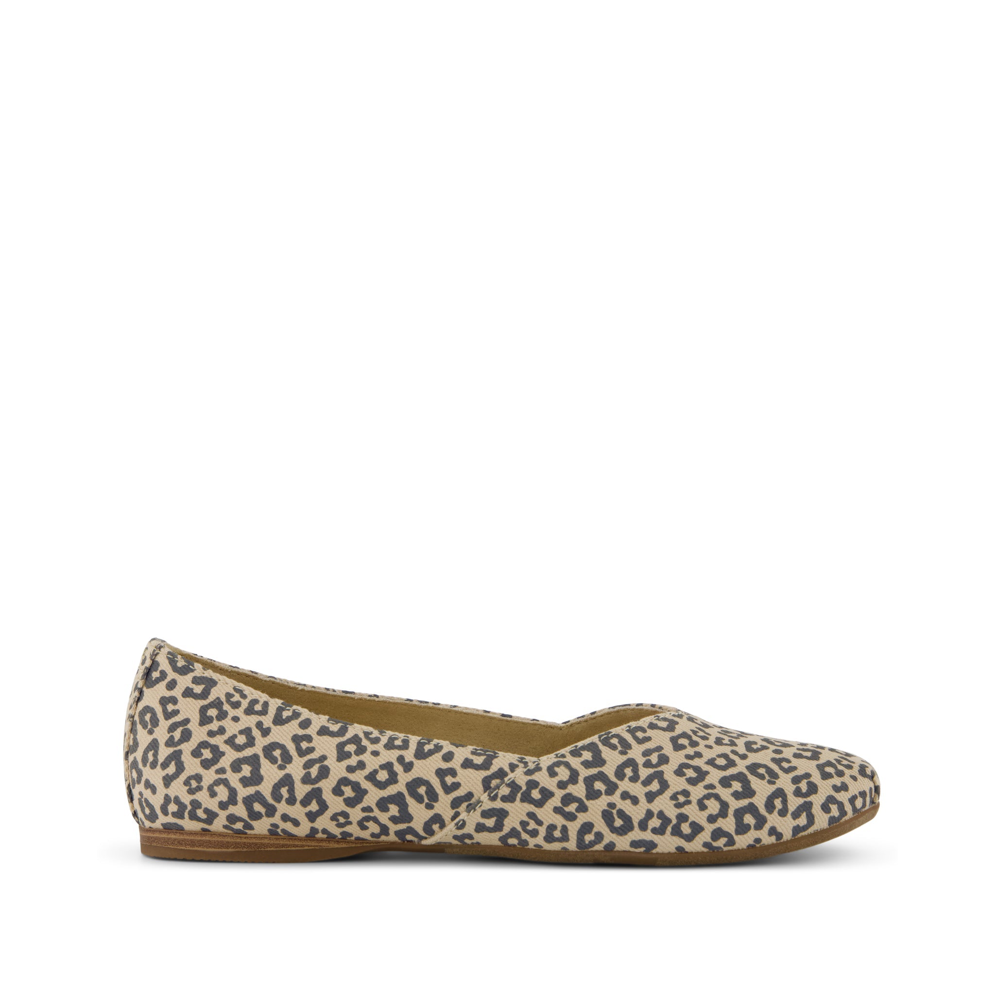 Image of Gemma Flat - Beige Leopard Print