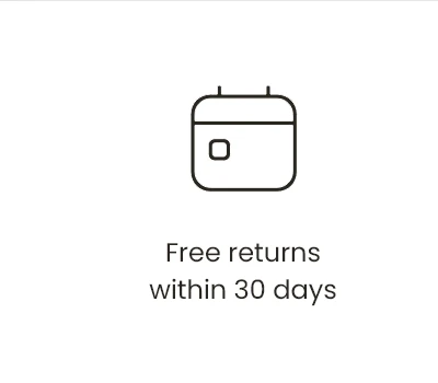 Free returns within 30 days