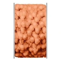 Doodlebug Design - Monochromatic Collection - Wired Pom Pom Trim - Coral - 25 Yards