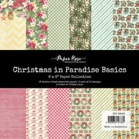 Paper Rose - Christmas in Paradise Collection - 6 x 6 Paper Pack - Basics