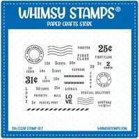 Whimsy Stamps - Clear Photopolymer Stamps - Postage Basics