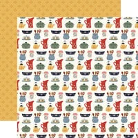 Echo Park - Welcome Home Collection - 12 x 12 Double Sided Paper - Cozy Kitchen