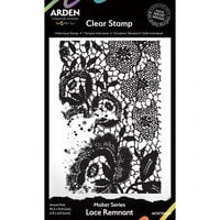 Arden Creative Studio - Maker Series Collection - Clear Photopolymer Stamps - Lace Remnant Background