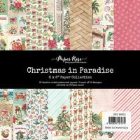 Paper Rose - Christmas in Paradise Collection - 6 x 6 Paper Pack