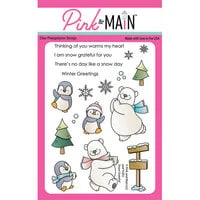 Pink and Main - Clear Photopolymer Stamps - Snow Grateful