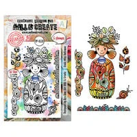 AALL and Create - Merveilles d'Automne Collection - Clear Photopolymer Stamps - Zouki Miss Automne