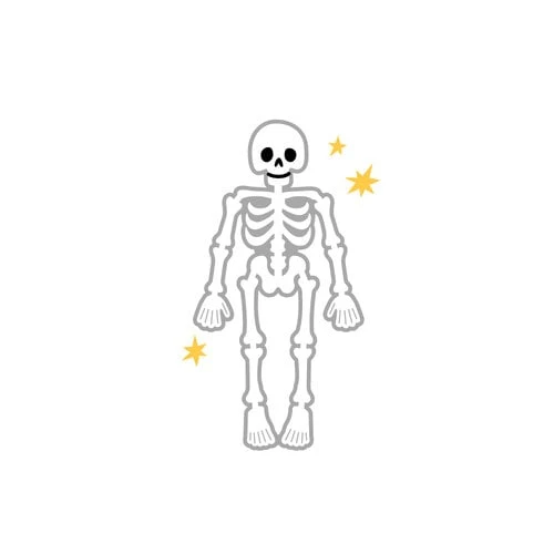 Image of Scrapbook.com - Decorative Die Set - Mini Skeleton