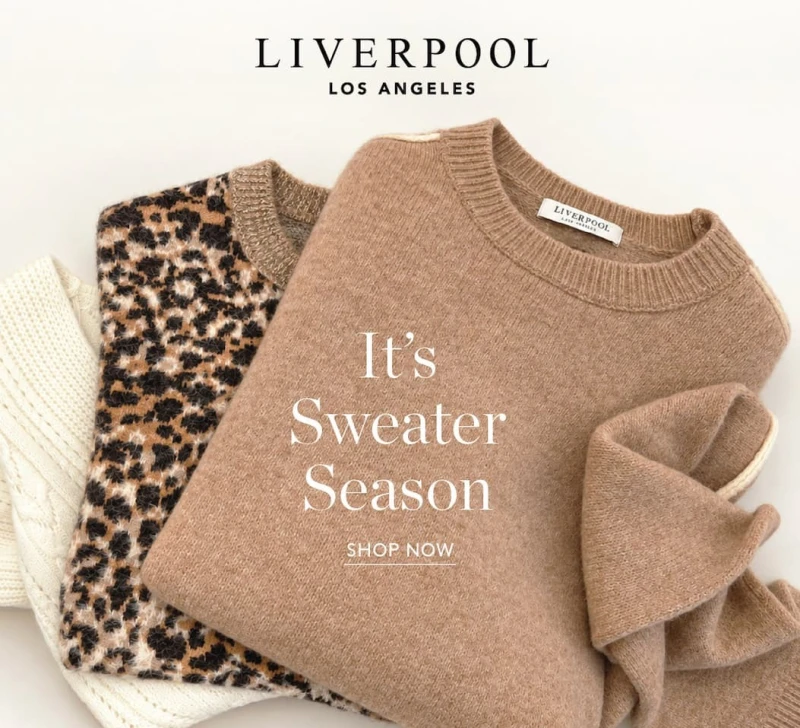 It's Sweater Season SHOP NOW