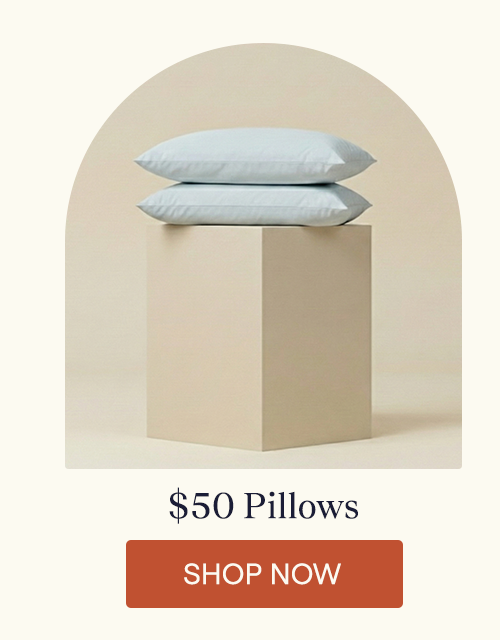 Two UltraCool Pillows stacked on a pillar