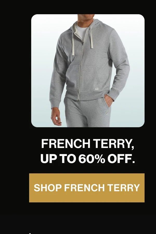 French terry, up to 60% OFF. Shop french terry