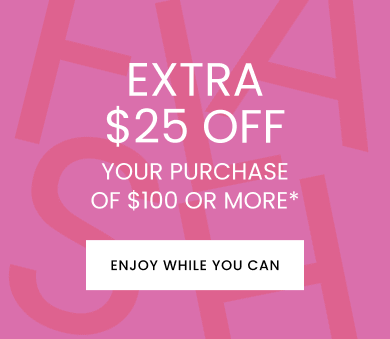 Extra $25 OFF*
