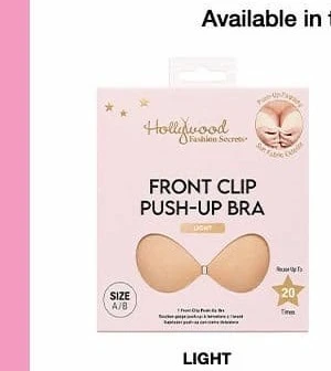 Front Clip Push-Up Bra Nude A/B