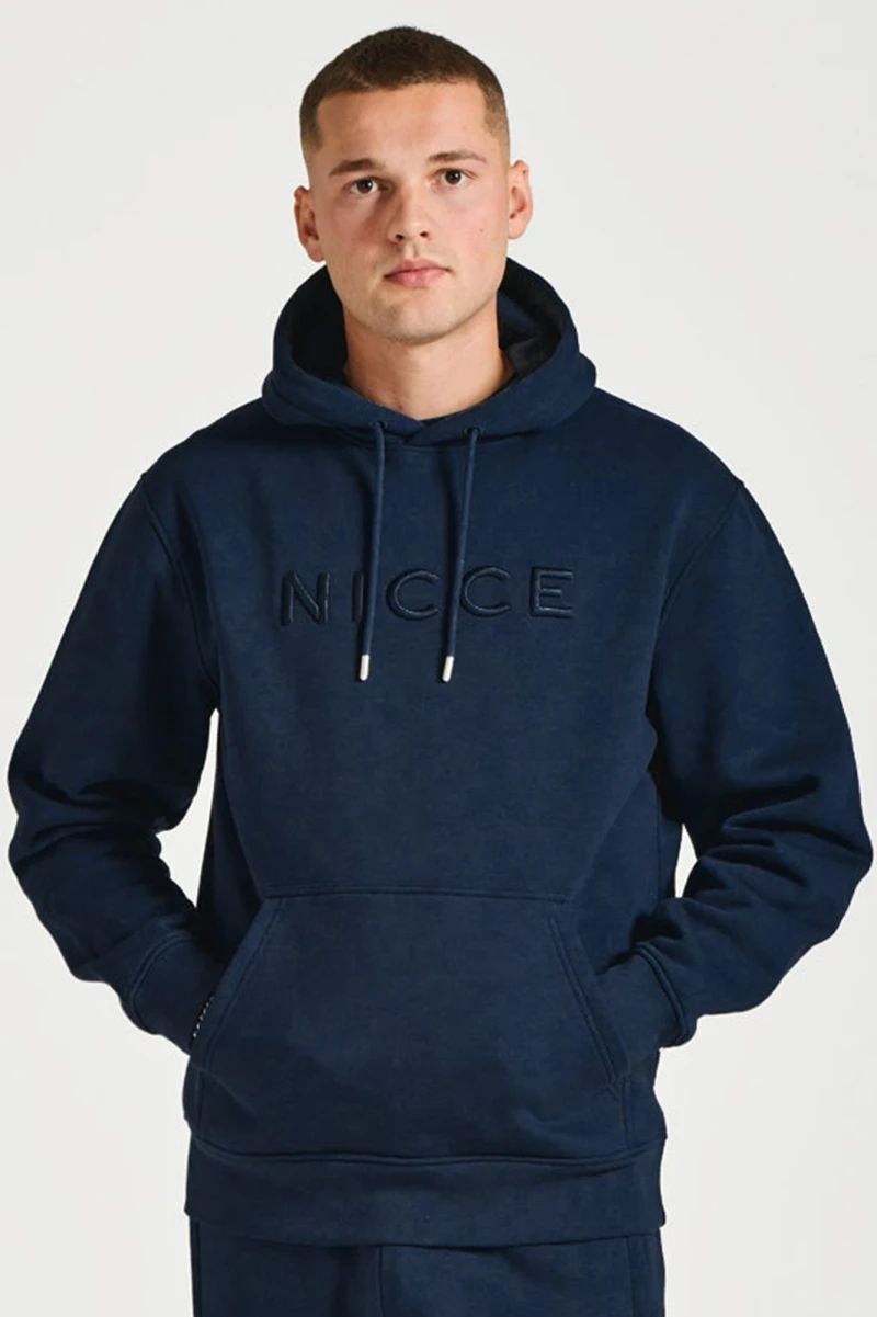 Image of NICCE Mens Mercury Hoodie | Navy