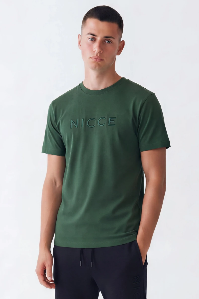 Image of NICCE Mens Mercury T-shirt | Green