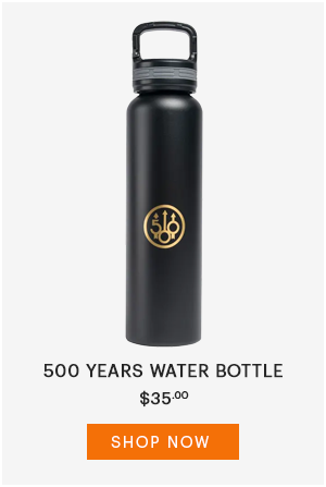 500 Years Water Bottle