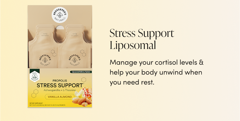 Stress Support Liposomal     Manage your cortisol levels & help your body unwind when you need rest. 