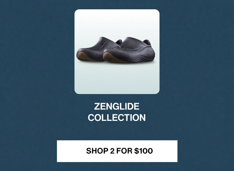 Black Zenglide shoes on sale: Shop 2 for $100.