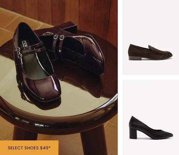 select shoes $49*
