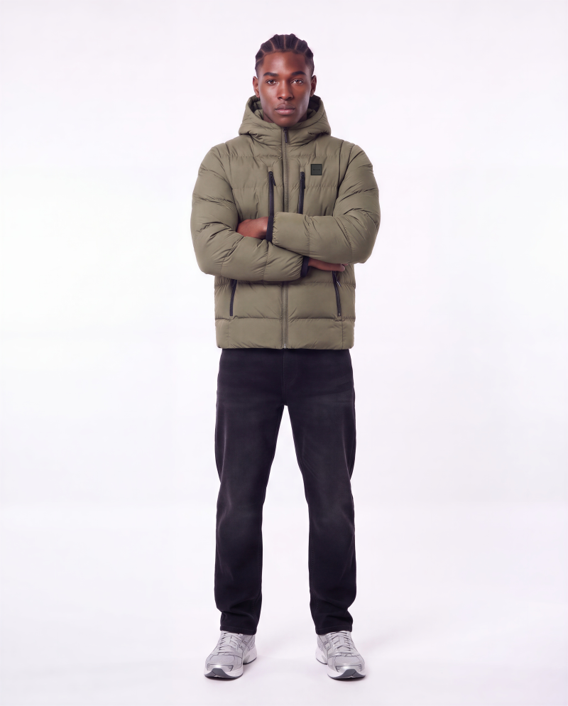 Image of NICCE Mens CLEMETY Jacket | Khaki