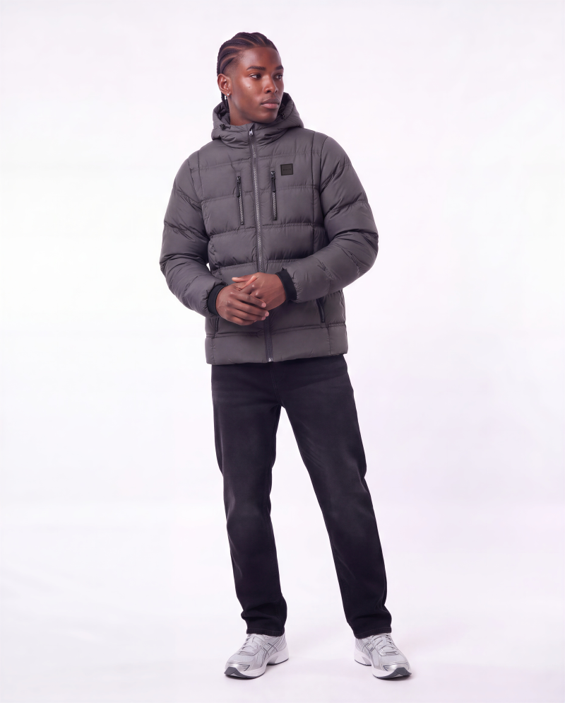 Image of NICCE Mens CLEMETY Jacket | Coal