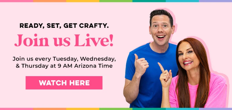 Ready, Set, Get Crafty and Join us Live!