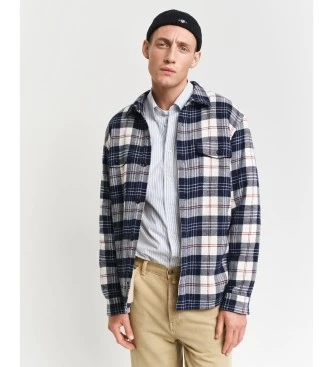 Sobrecamisa Regular Fit Fleece Lined azul