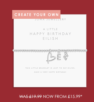 Create Your Own Bracelet in Silver Plating - Was £19.99 Now From £15.99*