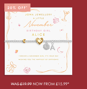 Birth Month A Little 'November' Bracelet